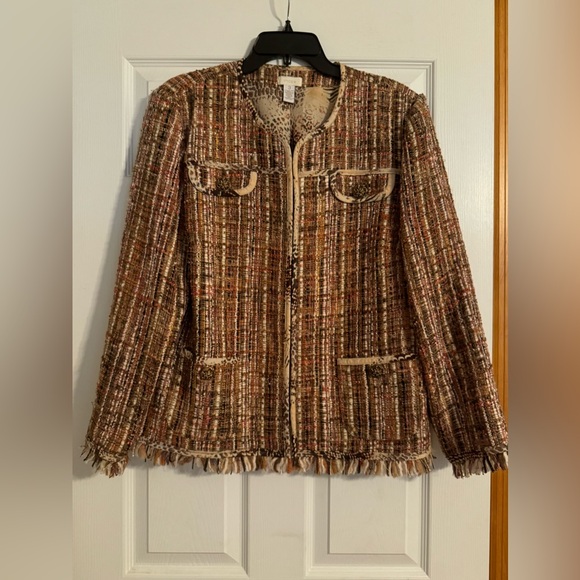 Chico’s Women’s Multi Colored Jacket/Blazer ~ Size 3 (XL) - Picture 1 of 8
